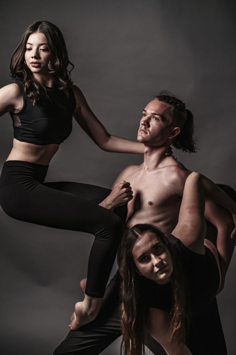 Three Dancers, a man and two women